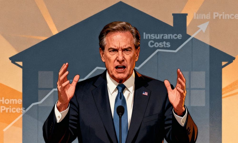 Illinois Governor addresses rising homeowners insurance premiums.
